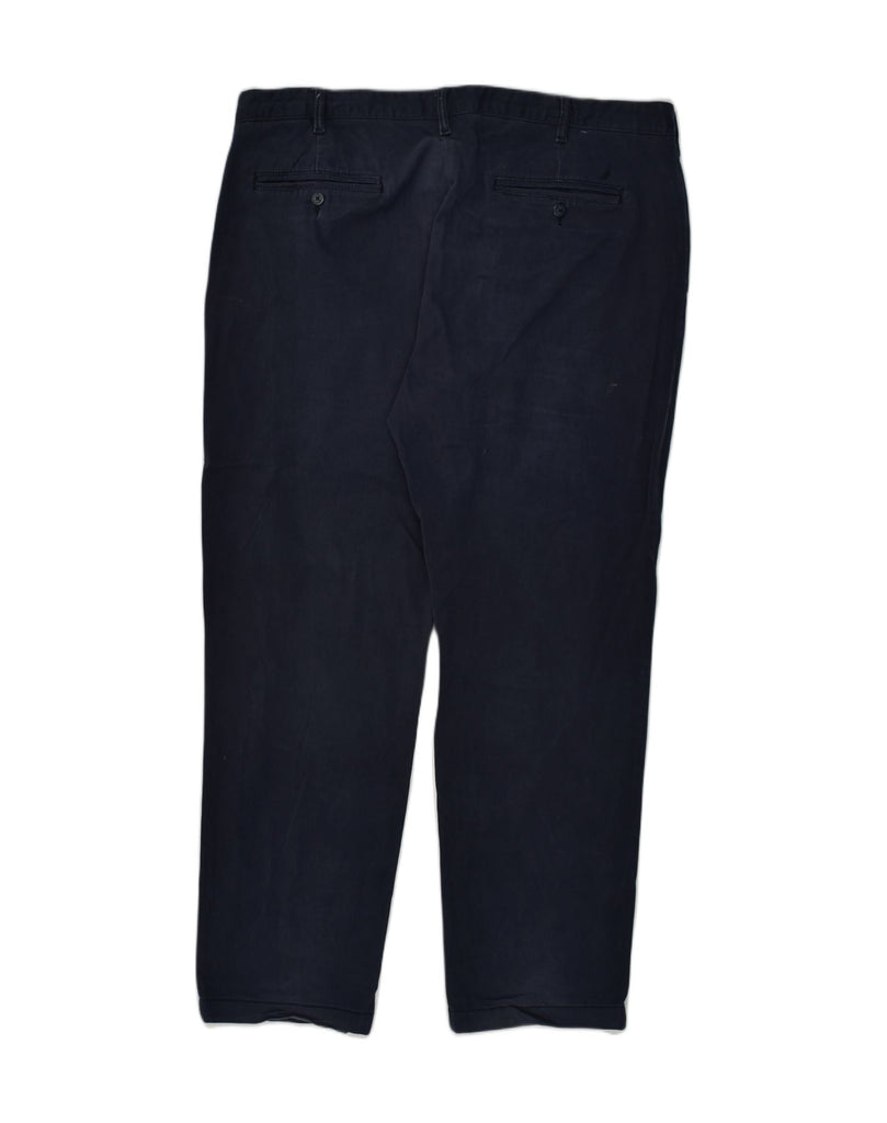 NAUTICA Mens Classic Fit Tapered Chino Trousers W40 L30  Navy Blue Cotton | Vintage Nautica | Thrift | Second-Hand Nautica | Used Clothing | Messina Hembry 