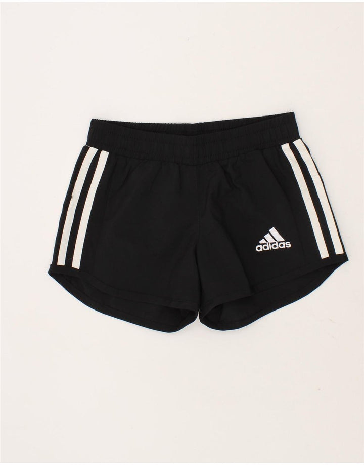 ADIDAS Girls Sport Shorts 5-6 Years Black Polyester Vintage Adidas and Second-Hand Adidas from Messina Hembry 