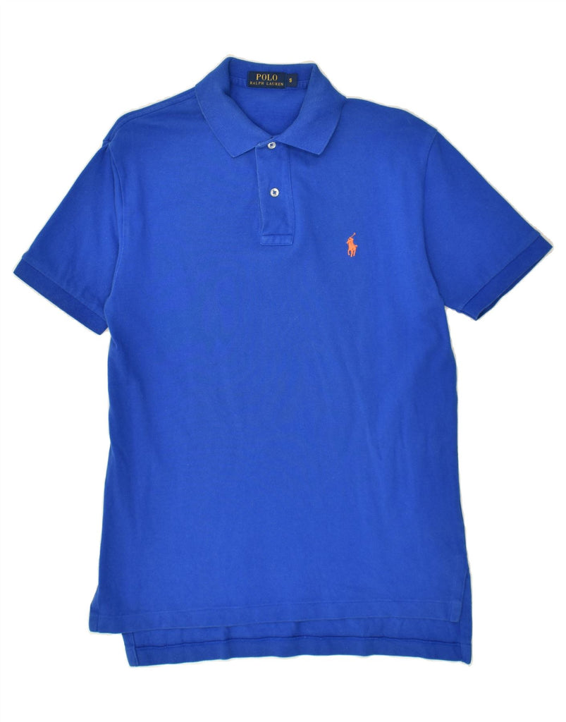 POLO RALPH LAUREN Mens Polo Shirt Small Blue Cotton | Vintage Polo Ralph Lauren | Thrift | Second-Hand Polo Ralph Lauren | Used Clothing | Messina Hembry 