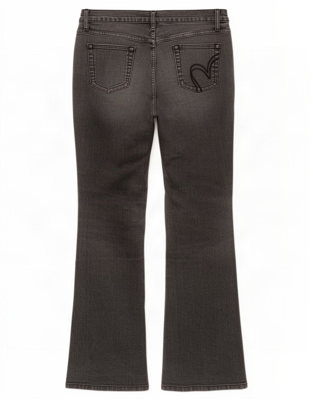 Marks & Spencer Womens Per Una Bootcut Jeans UK 12 Medium W30 L30 Grey
