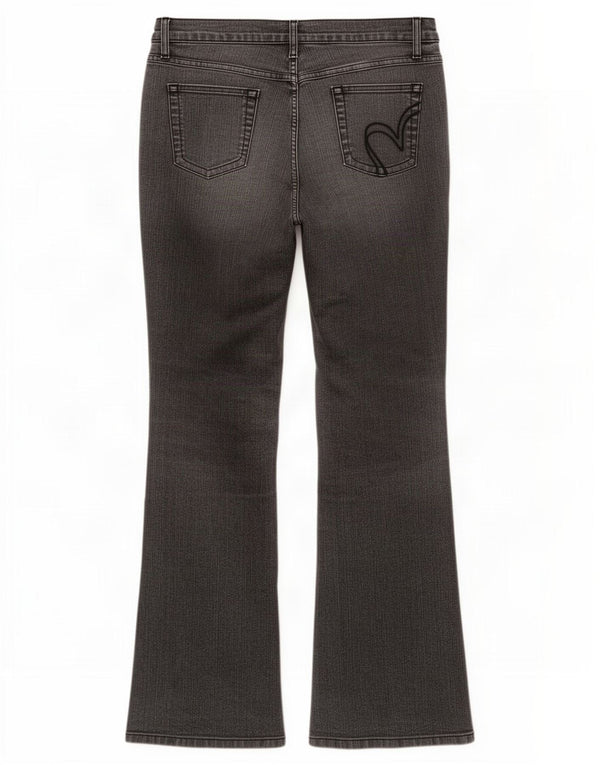 Marks & Spencer Womens Per Una Bootcut Jeans UK 12 Medium W30 L30 Grey