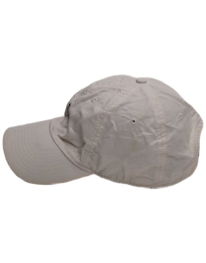 Jordan Mens Graphic Baseball Cap One Size White Cotton
