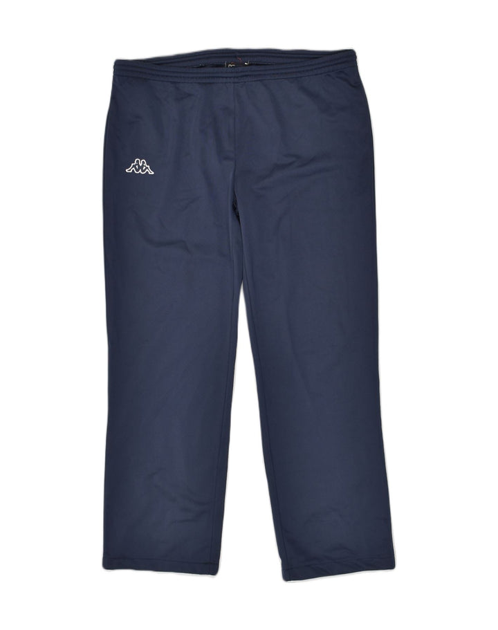 KAPPA Womens Tracksuit Trousers UK 18 XL Navy Blue Polyester | Vintage Kappa | Thrift | Second-Hand Kappa | Used Clothing | Messina Hembry 