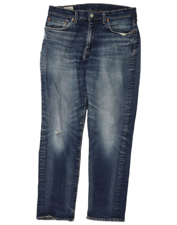Levi's Mens Slim Jeans W32 L30 Blue Cotton