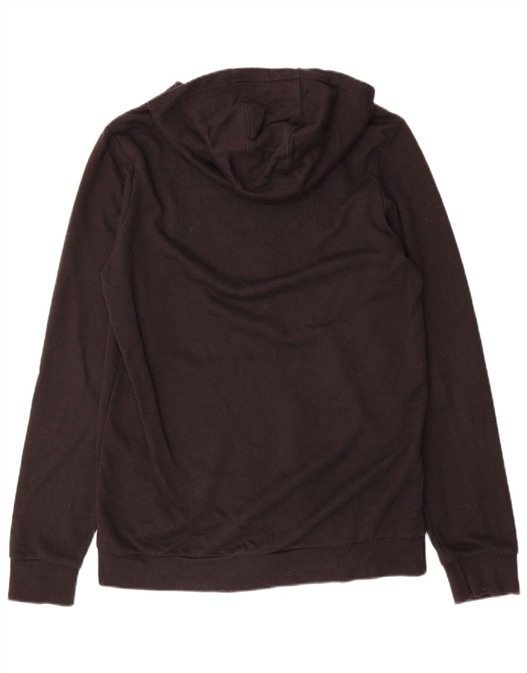 ADIDAS Boys Graphic Hoodie Jumper 15-16 Years Black Cotton