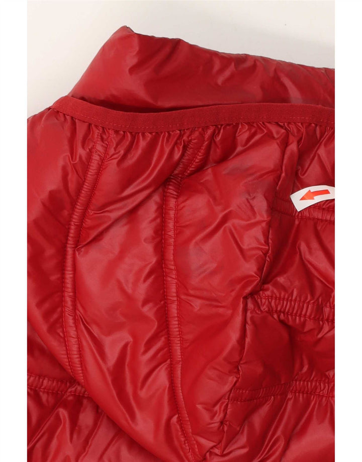 Marks & Spencer Womens Hooded Padded Jacket UK 18 XL Red Polyester