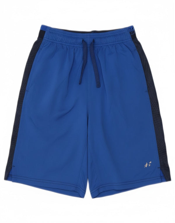 Russell Athletic Boys Sport Shorts 14-15 Years XL Blue Colourblock