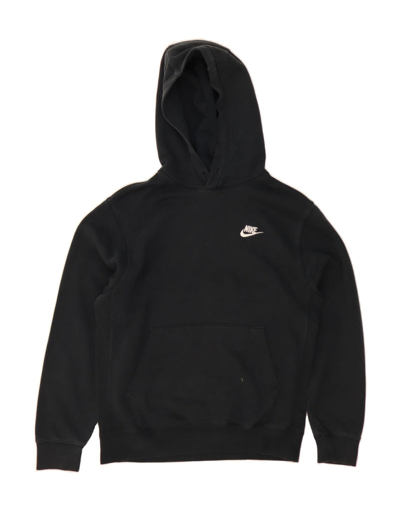 NIKE Mens Hoodie Jumper Small Black Cotton Vintage Nike and Second-Hand Nike from Messina Hembry 