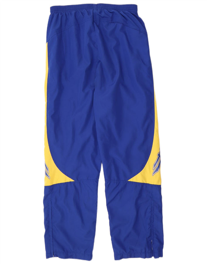 Asics Mens Graphic Full Tracksuit Large  Blue Colourblock Polyester