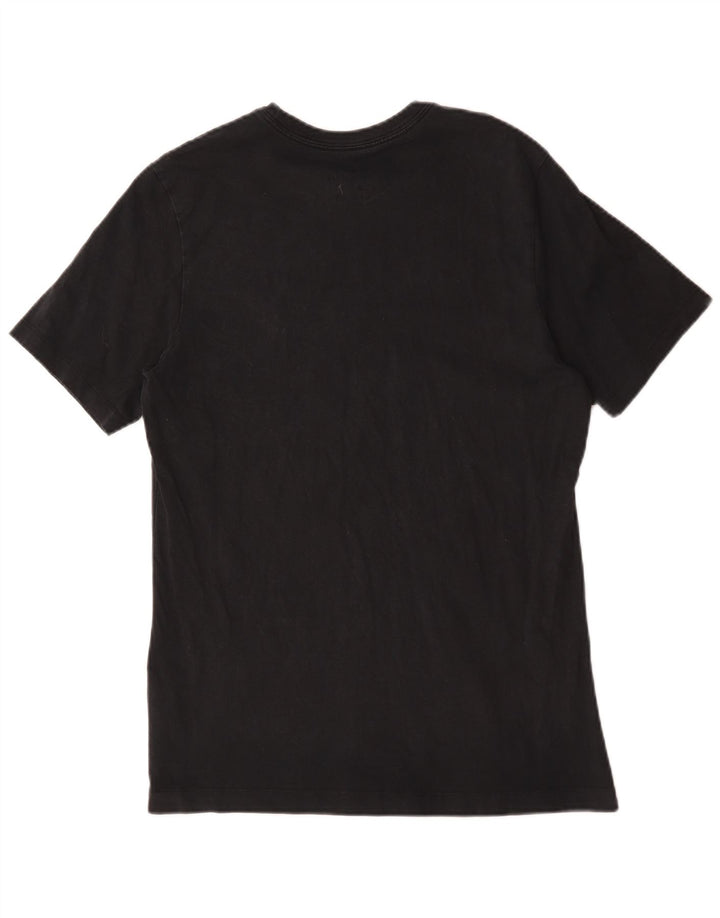 Nike Mens T-Shirt Top Medium Black Cotton
