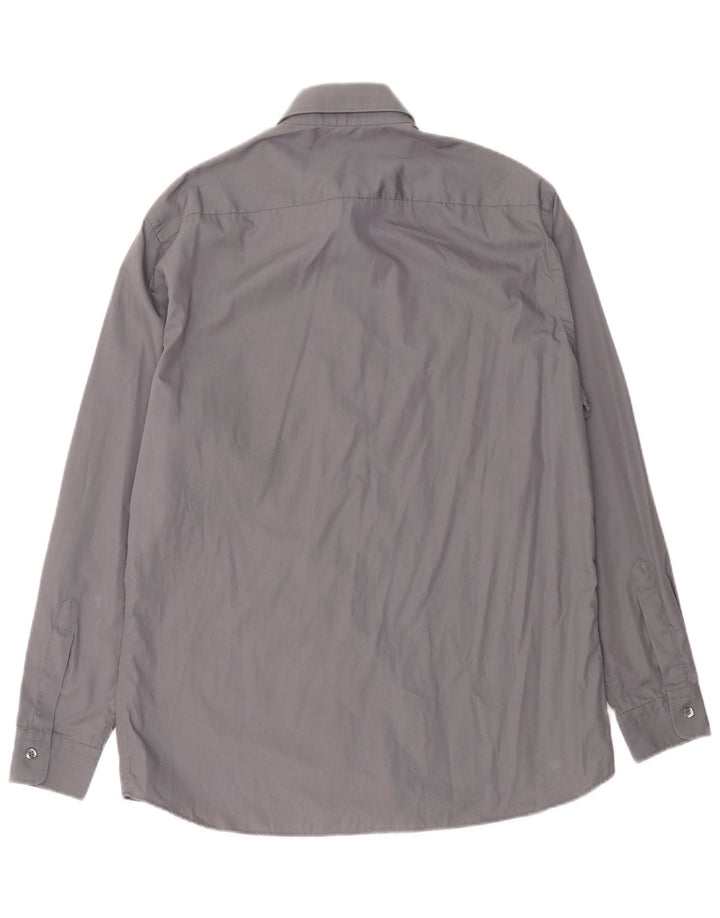 Hugo Boss Mens Shirt Size 40 15 1/2 Medium Grey