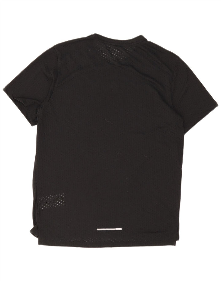 Nike Mens Dri Fit T-Shirt Top Medium Black Polyester