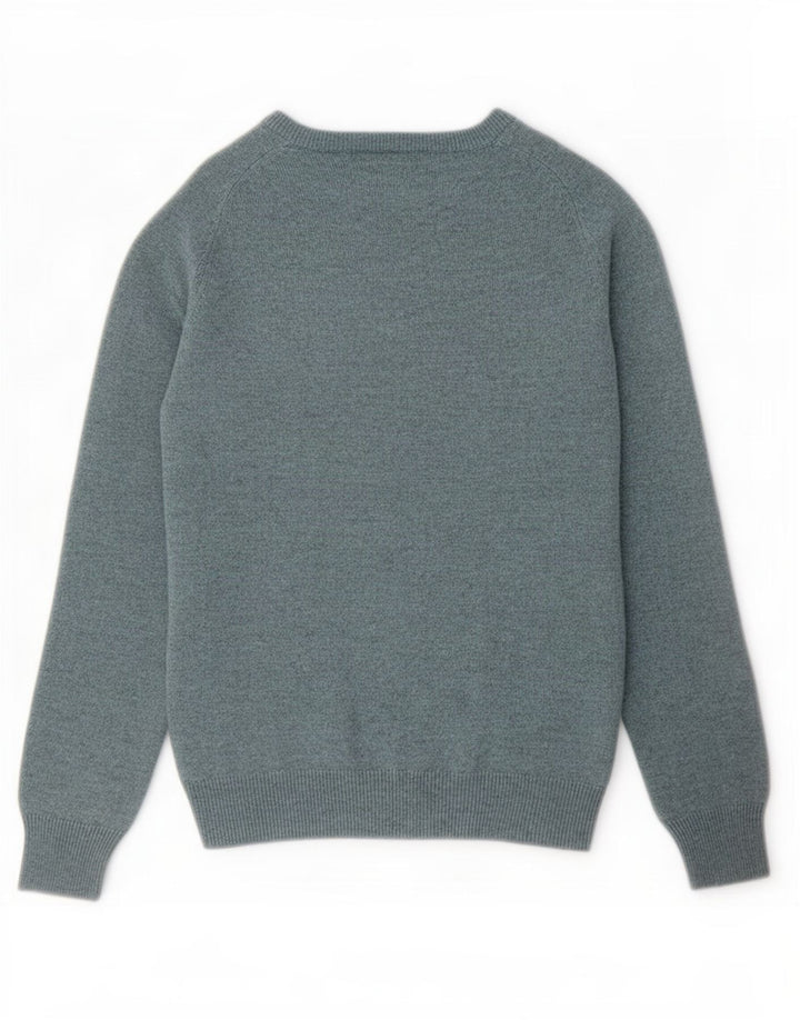 Marks & Spencer Mens Regular Fit Boat Neck Jumper Sweater Small Blue