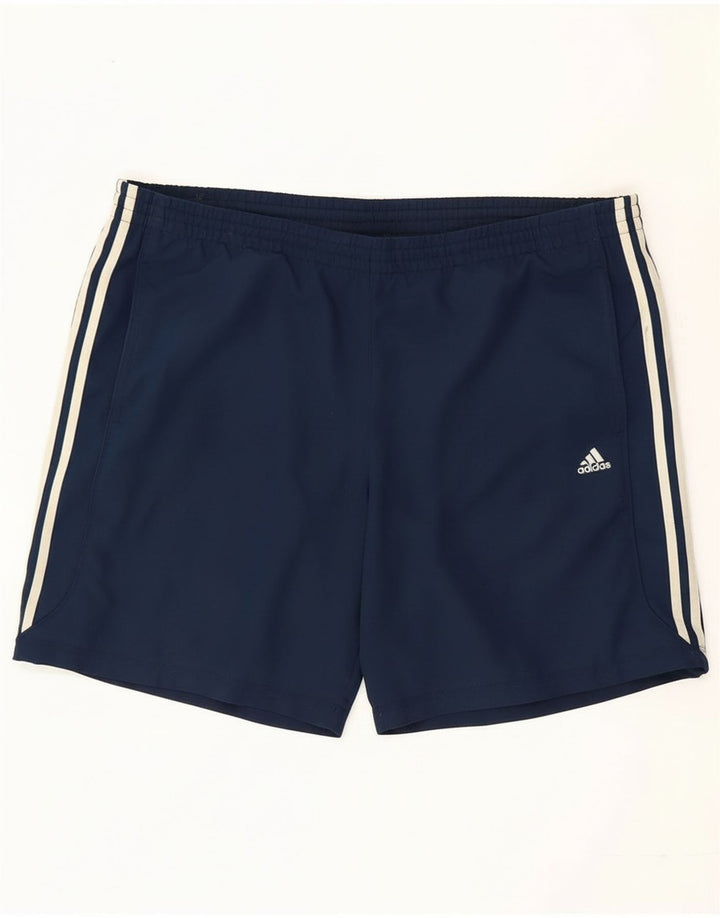 Adidas Mens Sport Shorts XL  Navy Blue Polyester