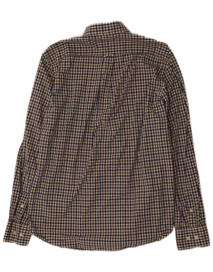 Gant Mens Regular Fit Shirt Medium Green Gingham Cotton