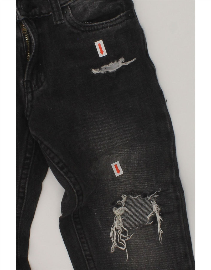 LEVI'S Boys 512 Distressed Slim Jeans 4-5 Years W22 L18 Black Cotton | Vintage Levi's | Thrift | Second-Hand Levi's | Used Clothing | Messina Hembry 