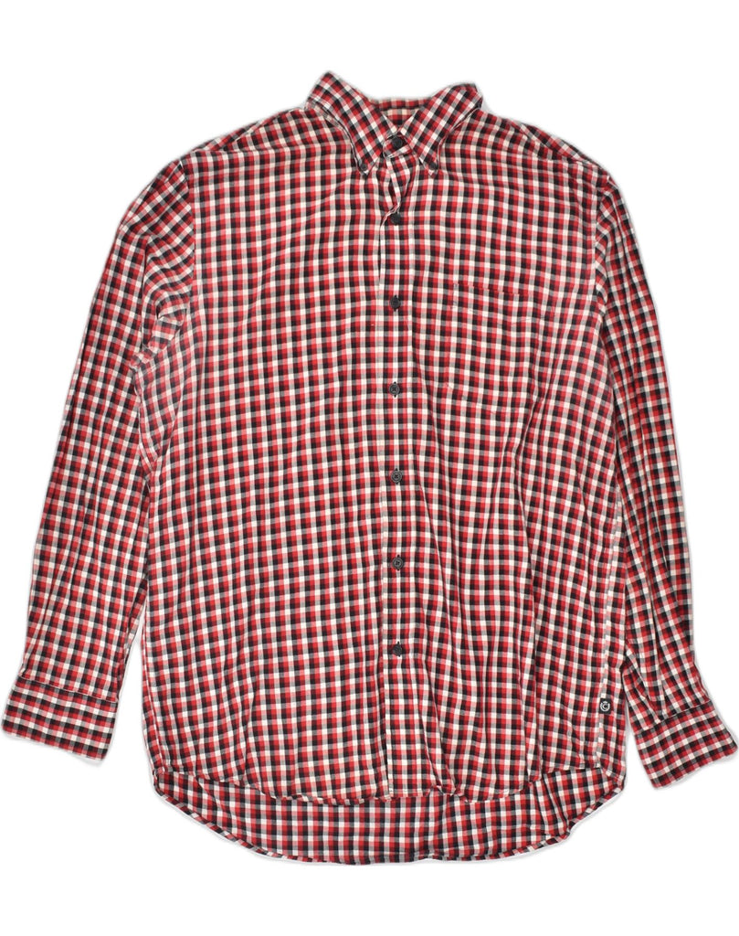 CHAPS Mens Shirt Large Red Check Cotton | Vintage | Thrift | Second-Hand | Used Clothing | Messina Hembry 