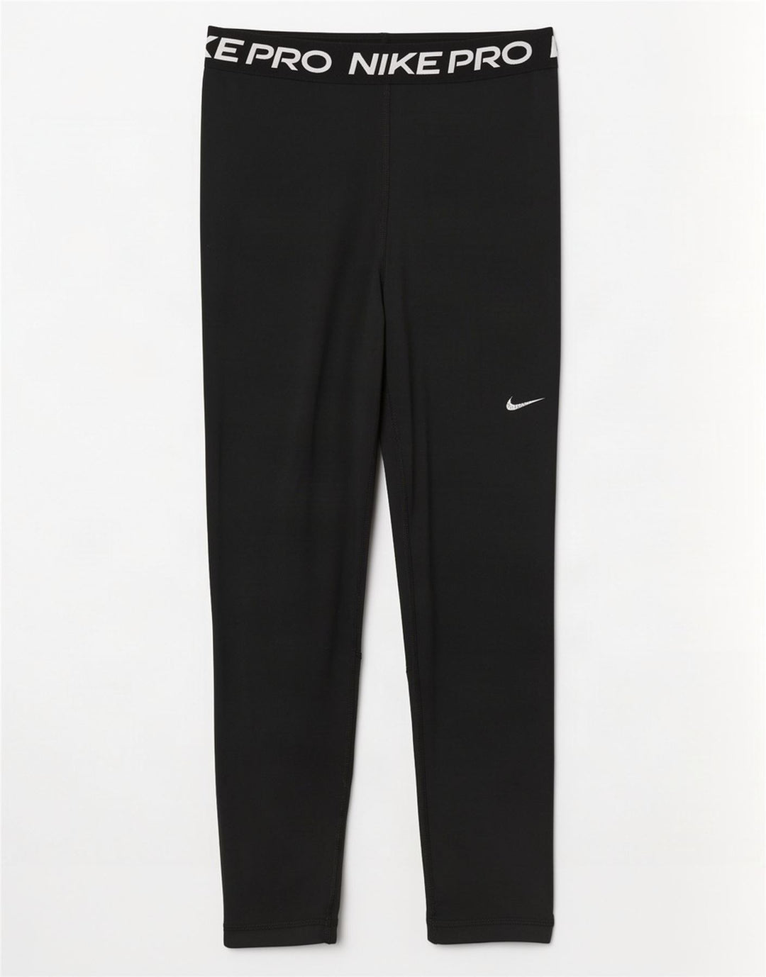 Nike Womens Dri Fit Graphic Crop Leggings UK 12 Medium Black Polyester
