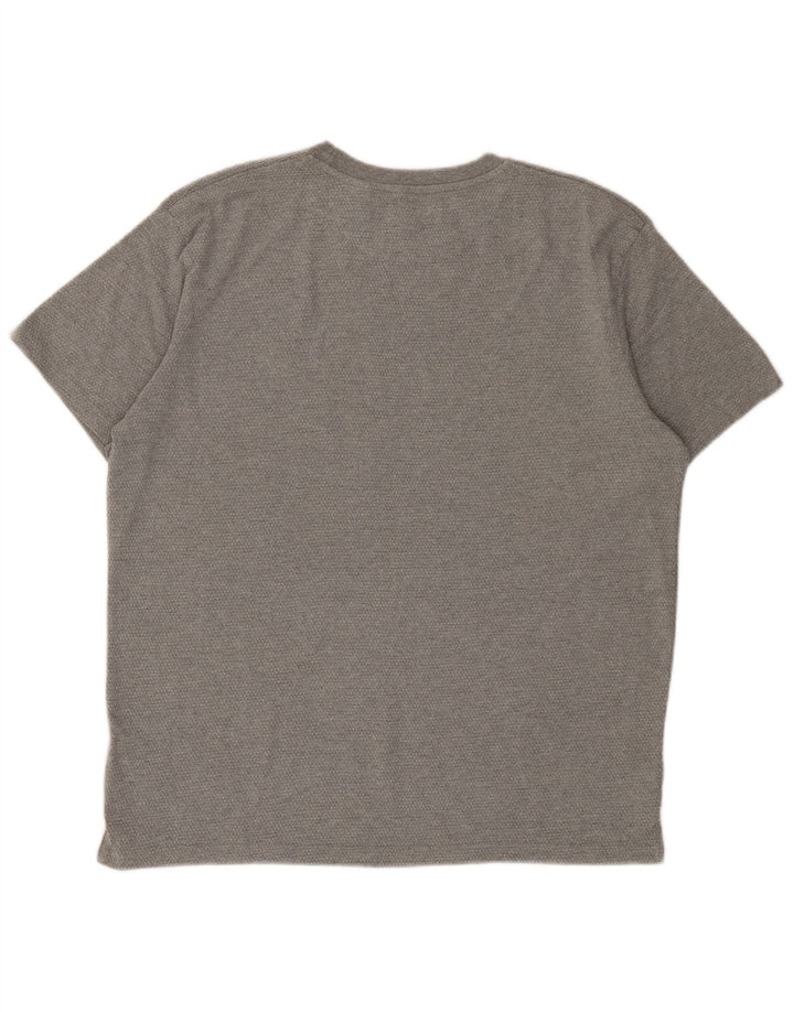 JACK WILLS Mens T-Shirt Top Large Grey Cotton