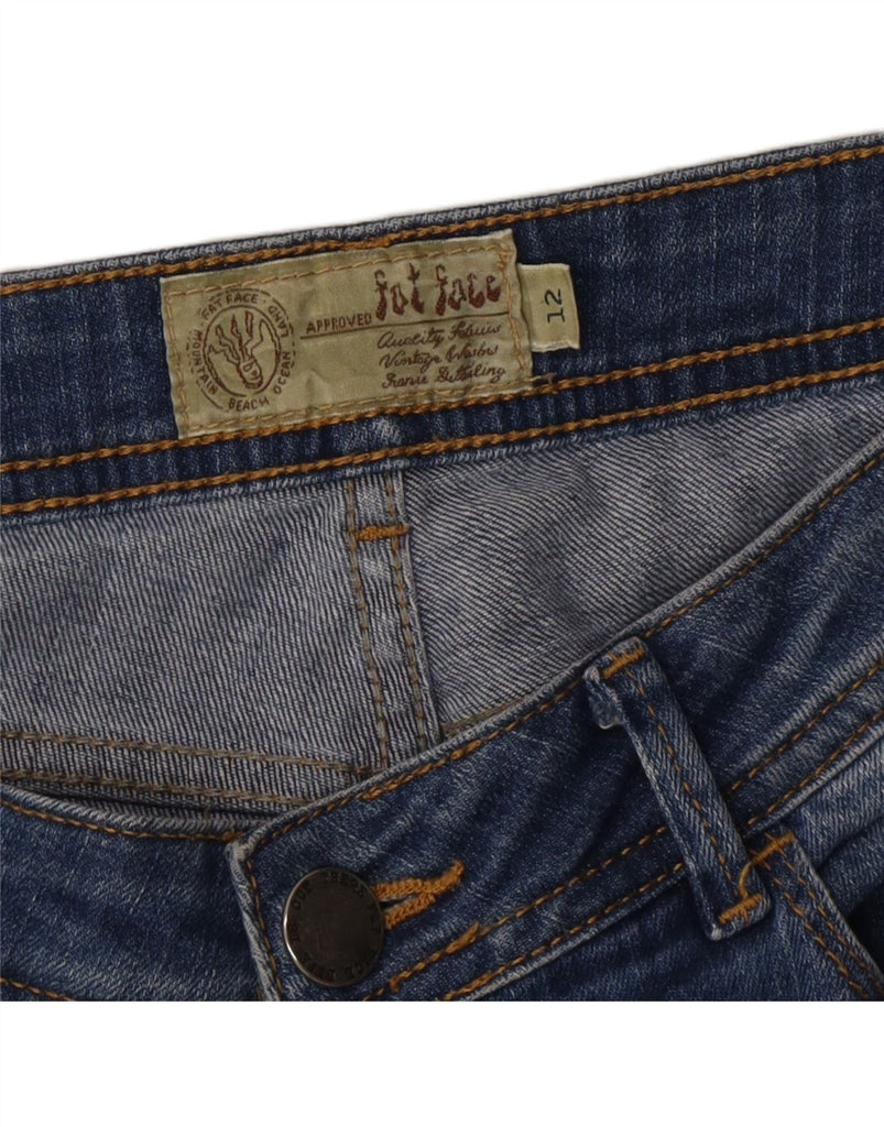 FAT FACE Womens Straight Jeans UK 12 Medium W30 L26 Blue Vintage Fat Face and Second-Hand Fat Face from Messina Hembry 