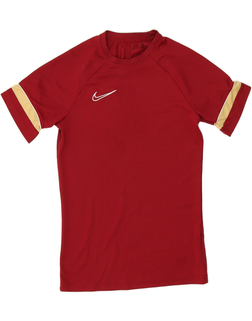 NIKE Mens Dri Fit T-Shirt Top Small Red Vintage Nike and Second-Hand Nike from Messina Hembry 