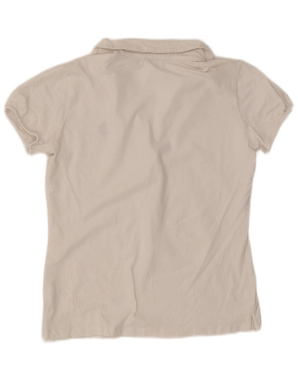 U.S. Polo Assn. Womens Polo Shirt UK 14 Large White Cotton