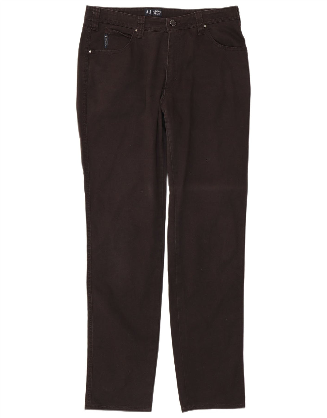 Armani Mens Slim Jeans W33 L33 Black Cotton