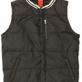 NIKE Boys Padded Gilet 13-14 Years XL Black Polyester