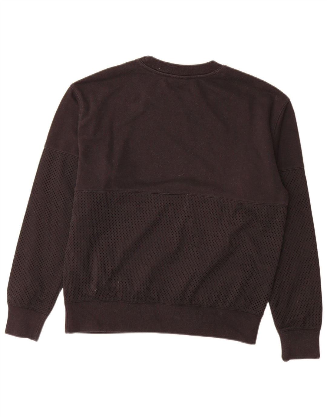 Champion Womens Graphic Sweatshirt Jumper UK 16 Large Black Cotton