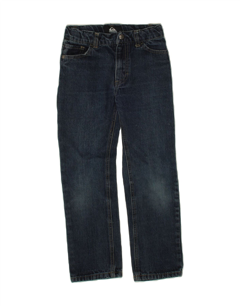 QUIKSILVER Boys Straight Jeans 6-7 Years W22 L21 Navy Blue Cotton Vintage Quiksilver and Second-Hand Quiksilver from Messina Hembry 