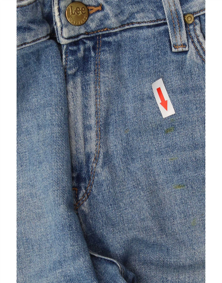 Lee Womens Elly Slim Straight Jeans W31 L29 Blue Cotton