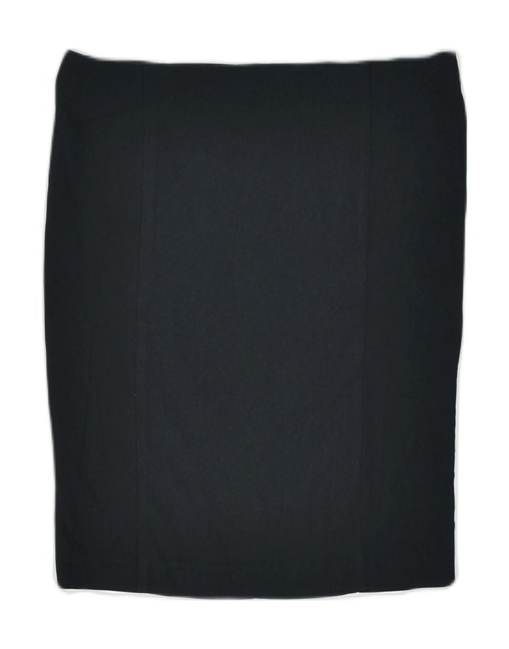 VINTAGE Womens Straight Skirt IT 40 Small W30 Black Acetate | Vintage | Thrift | Second-Hand | Used Clothing | Messina Hembry 