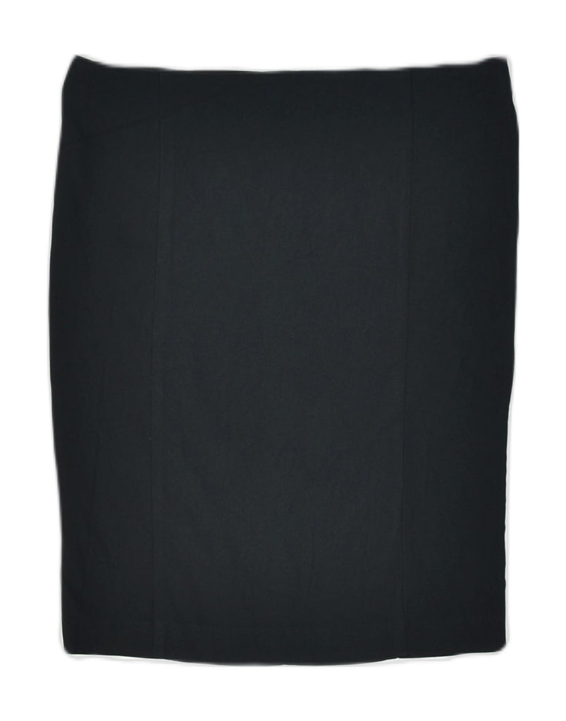 VINTAGE Womens Straight Skirt IT 40 Small W30 Black Acetate | Vintage | Thrift | Second-Hand | Used Clothing | Messina Hembry 