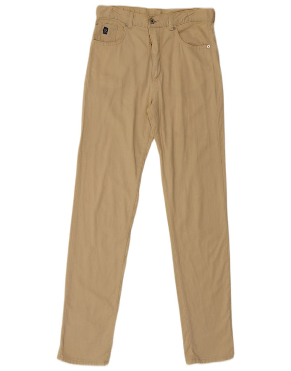 Wampum Womens High Waist Skinny Casual Trousers IT 46 Large W30 L32 Beige