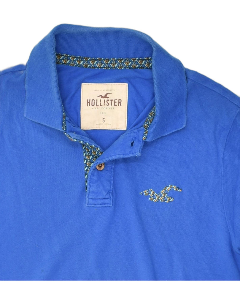 HOLLISTER Mens Polo Shirt Small Blue | Vintage Hollister | Thrift | Second-Hand Hollister | Used Clothing | Messina Hembry 