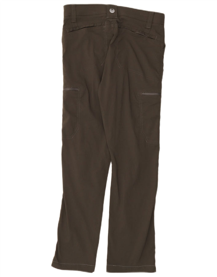 Wrangler Mens Straight Cargo Trousers W30 L30 Grey Nylon