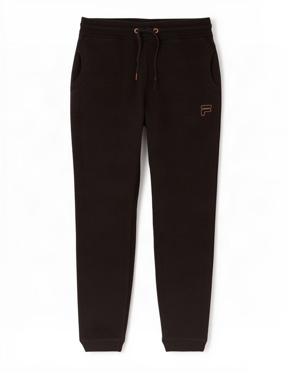 Fila Mens Tracksuit Trousers Joggers Small Black Polyester