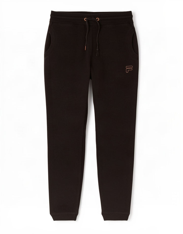 Fila Mens Tracksuit Trousers Joggers Small Black Polyester