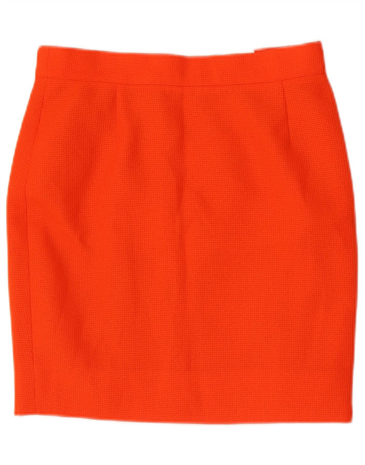 Belmar Womens Pencil Skirt IT 44 Medium W28 Orange Viscose