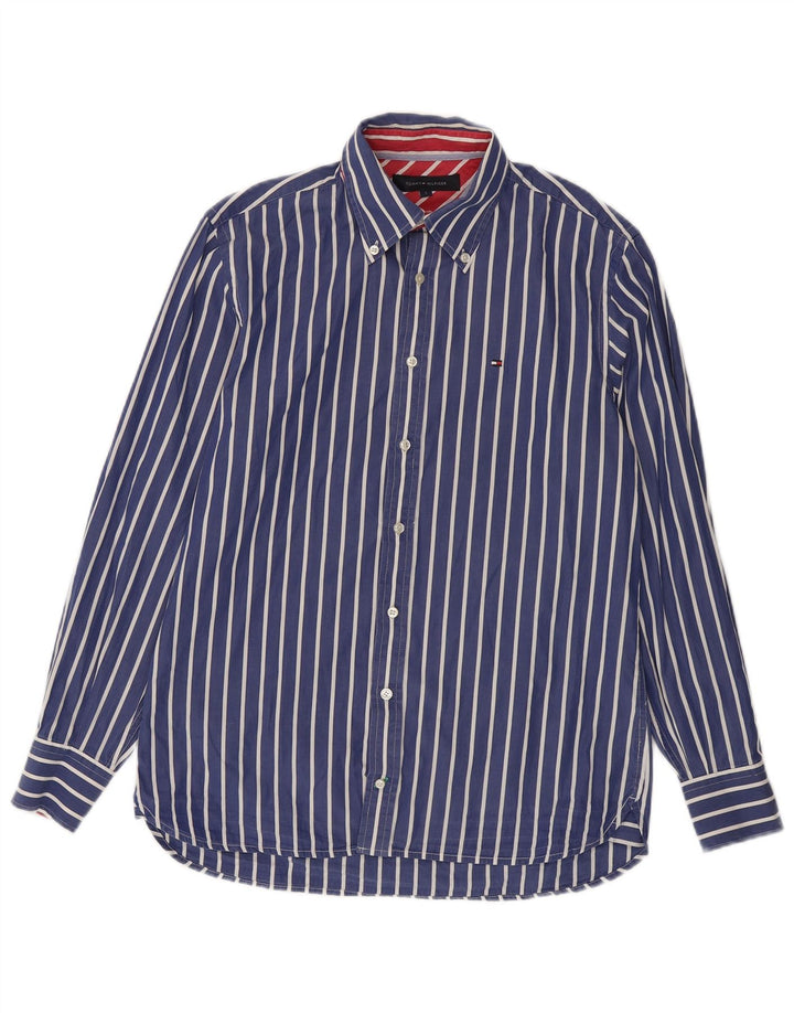 Tommy Hilfiger Mens Shirt Small Blue Striped