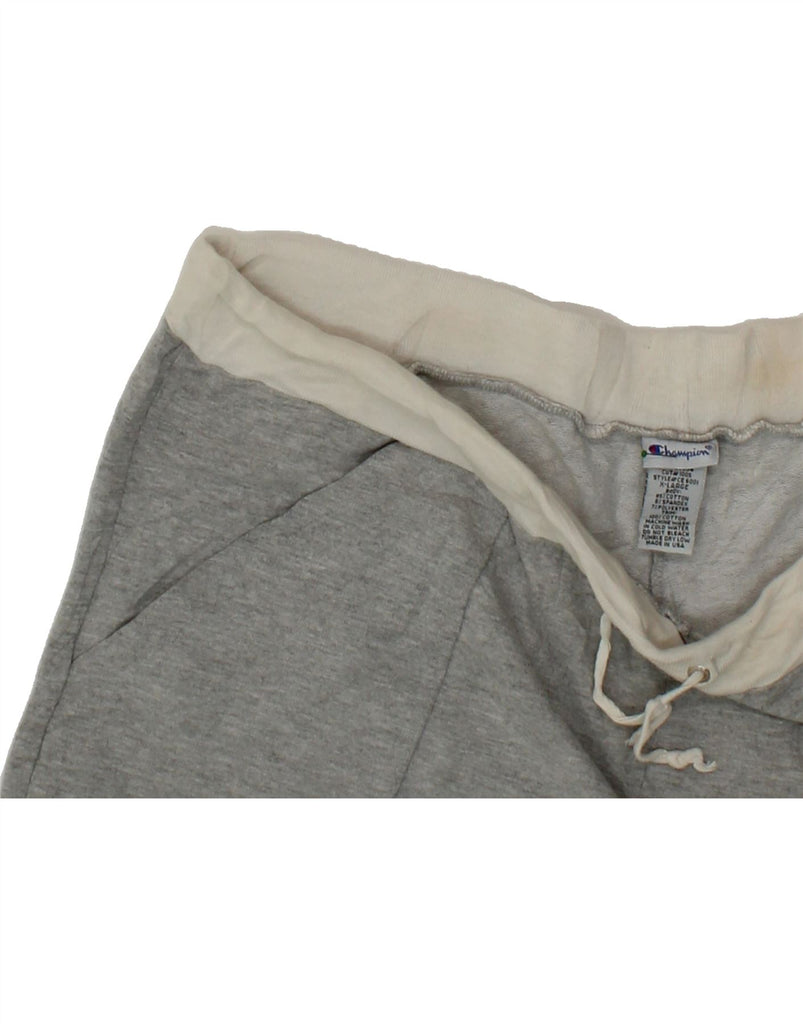 CHAMPION Womens Capri Tracksuit Trousers UK 18 XL Grey Cotton Vintage Champion and Second-Hand Champion from Messina Hembry 