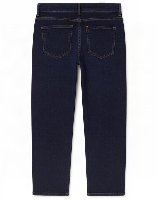 Marks & Spencer Womens Straight Jeans UK 12 Medium W30 L25 Navy Blue