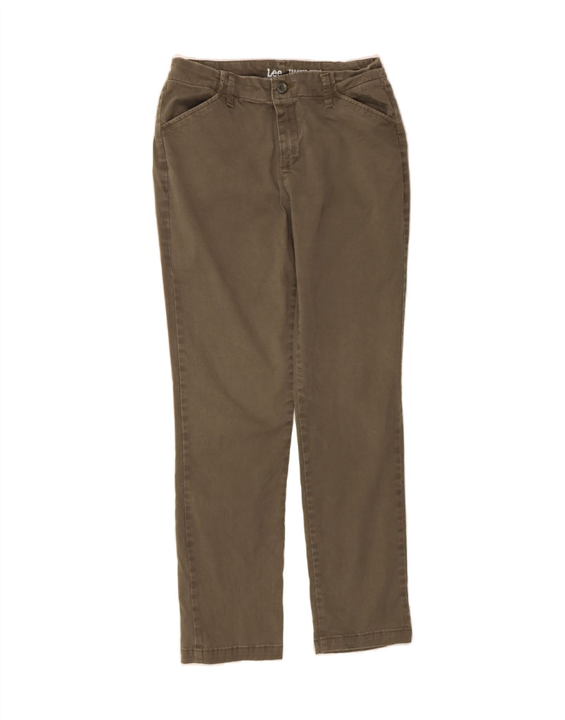 LEE Womens Tailored Fit Slim Casual Trousers US 8 Medium W28 L29 Khaki Vintage Lee and Second-Hand Lee from Messina Hembry 