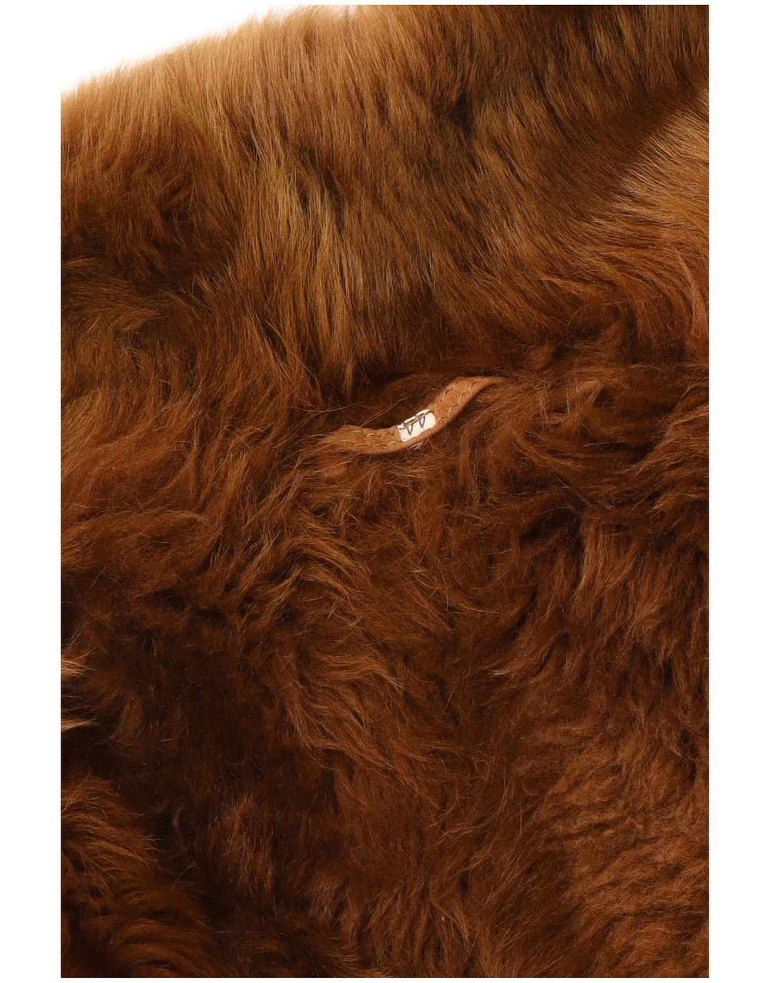 VINTAGE Womens Oversized Shearling Coat IT 44 Medium Brown Shearling