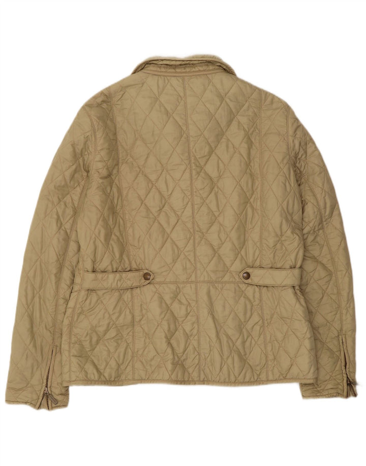 Barbour Womens Quilted Jacket UK 14 Large Green