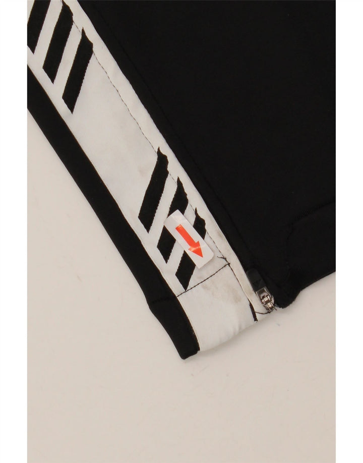 Adidas Mens Graphic Tracksuit Trousers Medium Black Colourblock Polyester