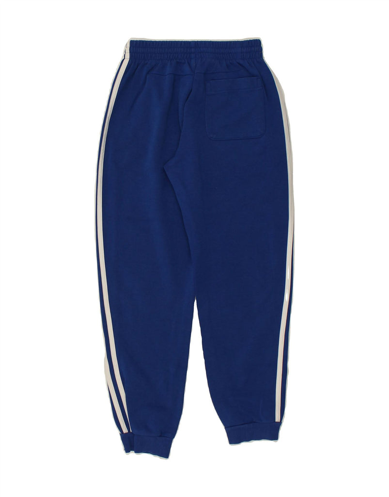 ADIDAS Boys Tracksuit Trousers Joggers 11-12 Years Blue Cotton | Vintage Adidas | Thrift | Second-Hand Adidas | Used Clothing | Messina Hembry 