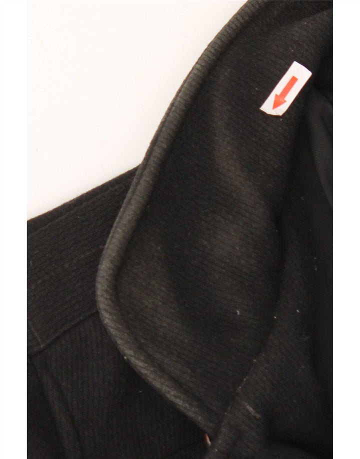 G-Star Mens Overcoat UK 42 XL Black Wool