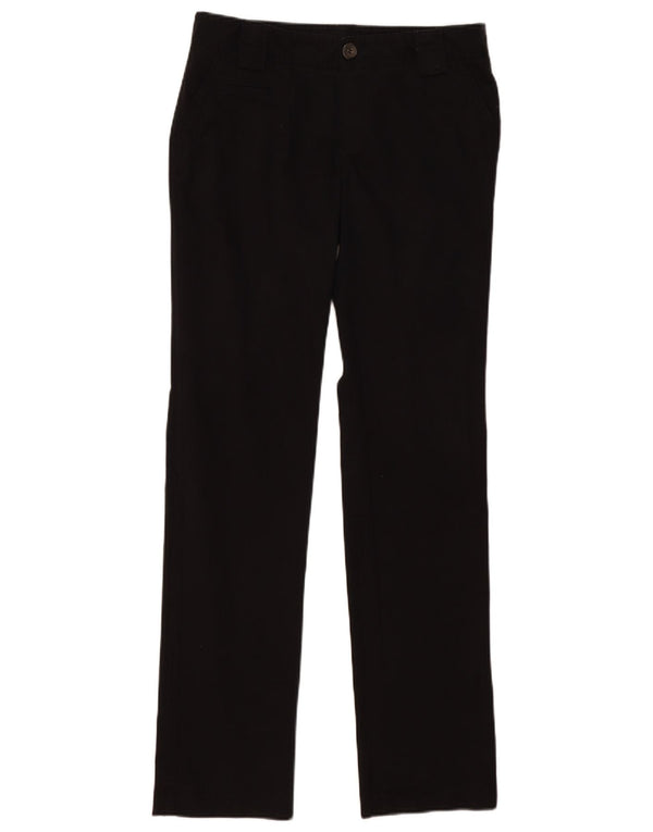 Massimo Dutti Mens Slim Chino Trousers EU 40 Medium W31 L34 Black Cotton