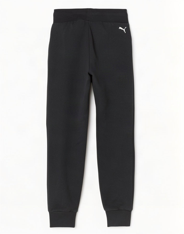 Puma Womens Graphic Tracksuit Trousers Joggers UK 8 Small Black